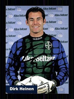 Dirk Heinen Bayer Leverkusen 1995-96 Autogrammkarte + A54440 KR