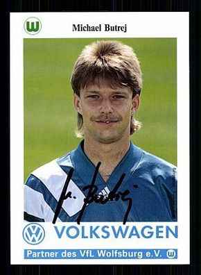 Michael Butrej VFL Wolfsburg 1993-94 Autogrammkarte + A54564 KR