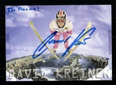 David Kreiner Autogrammkarte Original Signiert Skispringen + A54593 KR