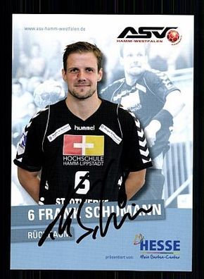 Frank Schumann Autogrammkarte Original Signiert Handball + A54701