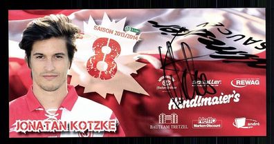 Jonatan Kotzke Jahn Regensburg 2013-14 Autogrammkarte + G 7806