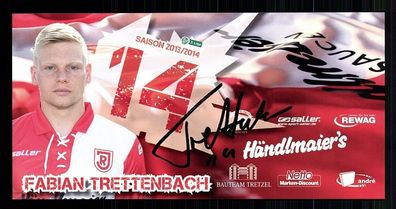 Fabian Trettenbach Jahn Regensburg 2013-14 Autogrammkarte + G 7811