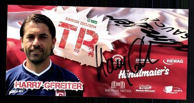 Harry Gfreiter Jahn Regensburg 2013-14 Autogrammkarte + G 7821