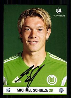 Michael Schulze VFL Wolfsburg 2011-12 Autogrammkarte + A 54822