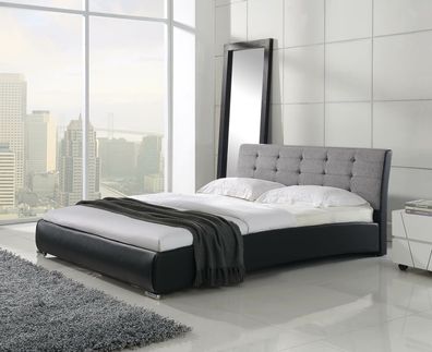 Leder Design Bett Betten Ehe Modernes Gestell Schlaf Zimmer Luxus Hotel Doppel