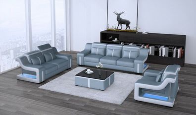 Design Modern Couchgarnitur Sofagarnitur Set Wohnzimmer Set 3 + 2 + 1 + Couchtisch