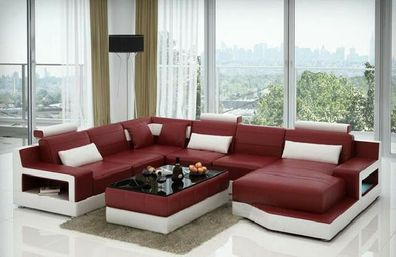 Ecksofa Polster Designer Couch Linz UForm Sofa XXL Big Couchen Garnitur Sofas