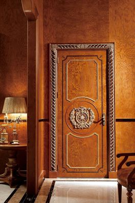 Klassche Handarbeit Tür Türe mit Zarge Maßfertigung Barock Rokoko Holz Türen Neu