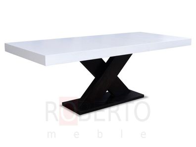 Ausziehbarer Design Holztisch Tisch Ess Wohnzimmer Holz Tische Massiv S5b