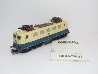 Märklin 3034 - E-Lok 141 278-2 DB - Beige/ Blau - HO - 1:87 - Originalverpackung