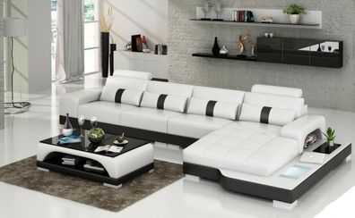 Designer Sofa Couch Polster Ledersofa Ecksofa L Form Sofas Couchen Neuer W/ S