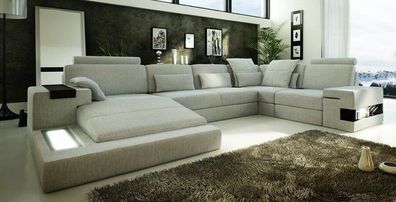Design Sofa Ecksofa Couch Garnitur Polster Sitz Ecke Sofas Wohnlandschaft XXL