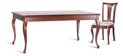 Tisch Esstisch Holztisch XXL Konferenztisch 100x180cm Ausziehbar 280cm MASSIV