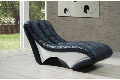 Designer Leder Chaiselongues Liege Ottomane Sofa Echtes Leder Relax Chaise Neu