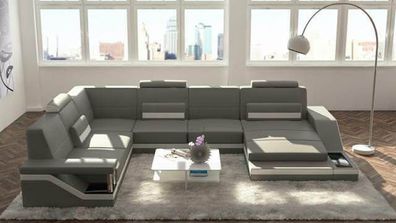 Designer Wohnlandschaft U-Form Couch Ecksofa Polster Garnitur Eckgarnitur Sofa -
