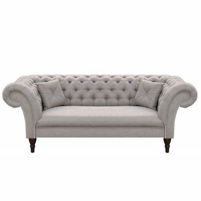 Chesterfield Sofagarnitur 3 + 2 Couch Sofa Polster Design Leder Stoff Garnituren