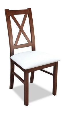 8x Chesterfield Stuhl Set Sitz Polster Garnitur Esszimmer Stühle Lehn Leder K22