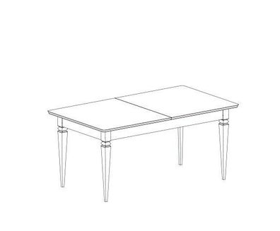 Großer Tisch Esstisch Holztisch Konferenztisch Ausziehbar 220cm Model TO-S1
