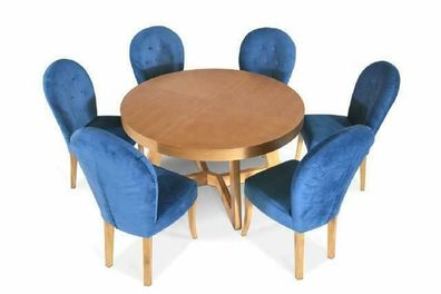 XXL Big Rundtisch Oval Tische Esstisch 130/230cm 8 Personen Esszimmer Holztisch