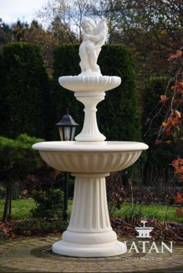 Zierbrunnen Springbrunnen Skulptur Brunnen Dekoration Garten Fontaine Neu 185cm