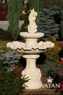 Zierbrunnen Springbrunnen Skulptur Brunnen Dekoration Garten Fontaine Neu 160cm