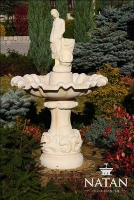 Zierbrunnen Springbrunnen Skulptur Brunnen Dekoration Garten Fontaine 157cm Neu