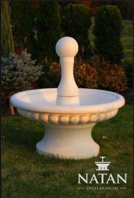 Zierbrunnen Springbrunnen Skulptur Brunnen Deko Garten Fontaine Teich 129cm Neu