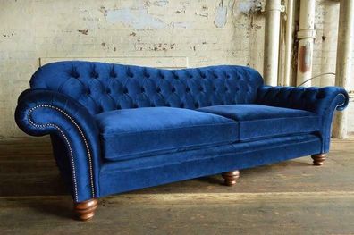 XXL Big sofa Couch Chesterfield Designer Couchen Sofa Textil Stoff Garnituren