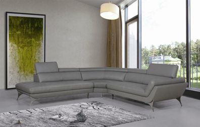 Ledersofa Couch Wohnlandschaft Ecksofa Eck Garnitur Design Modern Sofa 1541