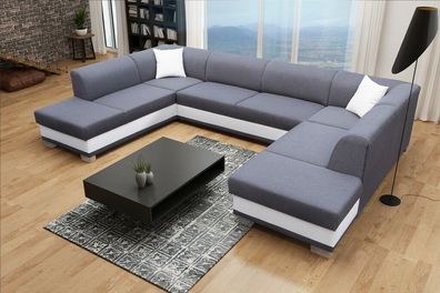 XXL Wohnlandschaft Ecksofa Couch Polster Garnitur Ecke Designer U-Form Neu Sofa