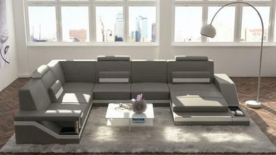 Designer Wohnlandschaft U-Form Couch Ecksofa Polster Garnitur Eckgarnitur Sofa
