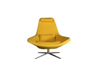 Designer Stuhl Lounge Chair Club Chair Lese 1 Sitzer Sessel Fernseh Dreh Leder