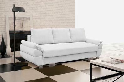 Designer 3 Sitzer Couch Sofa Polster Sofas Couchen 3er Textil Schlafsofa Bett