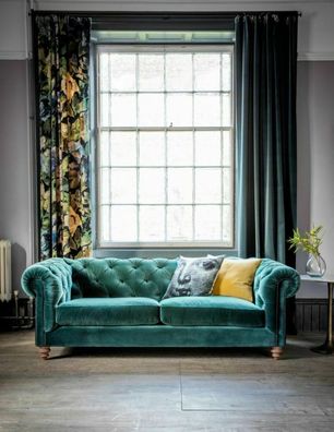 Design Chesterfield Sofagarnitur 3 + 2 + 1 Couch Leder Vintige Couch Polster Sofa