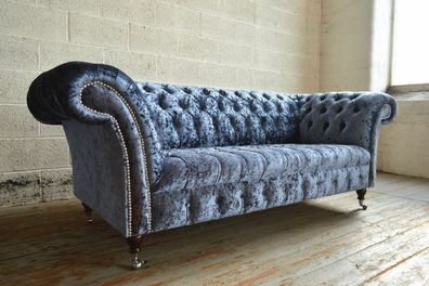 Chesterfield Design Luxus Polster Sofa Couch Sitz Garnitur Leder Neu Sofas #204