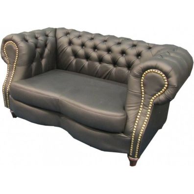 Chesterfield Lincoln 2 Sitzer Couch Polster Sofas Couchen Design Sofa Club Leder