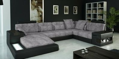 Design Leder Sofa Couch Polster Garnitur Wohnlandschaft Sofas Couchen Bellini