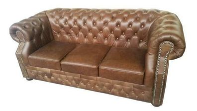 Ledersofa Chesterfield Oxford Sofa Couch Polster Vintage Ledersofa Sofa Couch