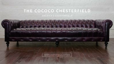 XXL Big Sofa Couch Chesterfield 270cm 5 Sitzer Leder Textil Sofas Lounge Club