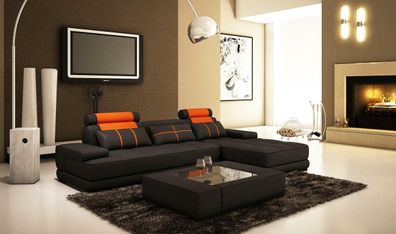 XXL Designer Wohnlandschaft Polster Ecksofa Eck Garnitur Sofa Couch Ecke L Form