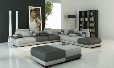 XXL Designer Wohnlandschaft Polster L Form Ecksofa Eck Garnitur Sofa Couch Ecke