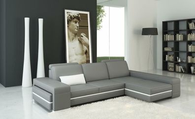 Ledersofa Couch Wohnlandschaft L Form Design Modern Sofa Eck Sofas Design5070B