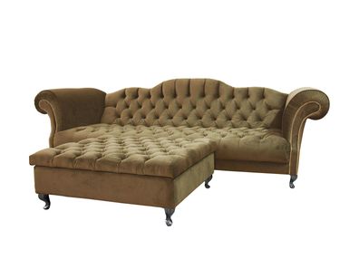 Chesterfield Sofa Polster Designer Couchen Sofas Garnitur Couch SLIII Sofa ?54