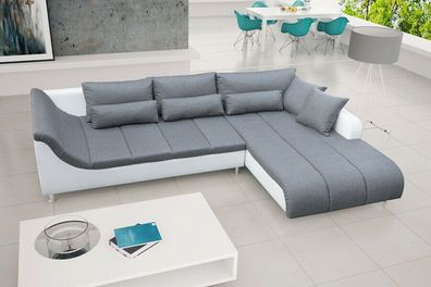 Sofa Designer Garnitur Ecksofa Couch Polster Ecke Sofas Textil Wohnlandschaft