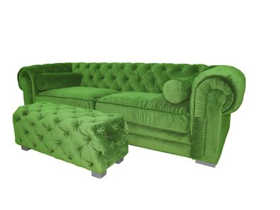 Chesterfield Sofa Polster Designer Couchen Sofas Garnitur Couch Dreisitzer ?42