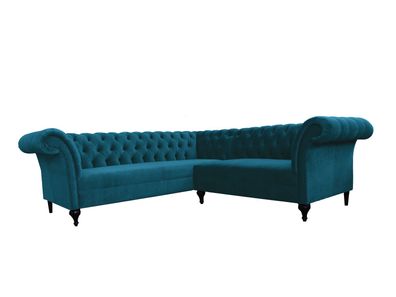 Chesterfield Ecksofa Eckcouch Designer Sofa Couch Samt Ledersofa SLIII Sofa ?87