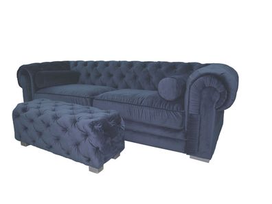 Chesterfield Sofa Polster Designer Couchen Sofas Garnitur Couch Dreisitzer ?44