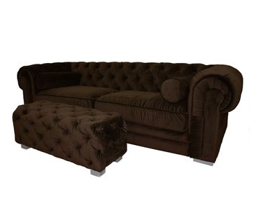 Chesterfield Sofa Polster Designer Couchen Sofas Garnitur Couch Dreisitzer ?35