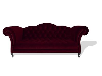 Chesterfield Sofa 3 Sitz Polster Designer Couchen Sofas Garnitur Rot Couch Neu