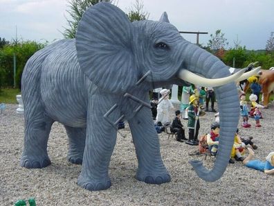 Design Elefant Figur Statue Skulptur Figuren Skulpturen Garten Deko Dekoration